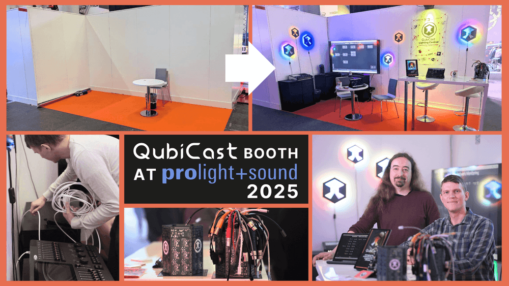 QubiCast Booth at Prolight & Sound 2025 post picture